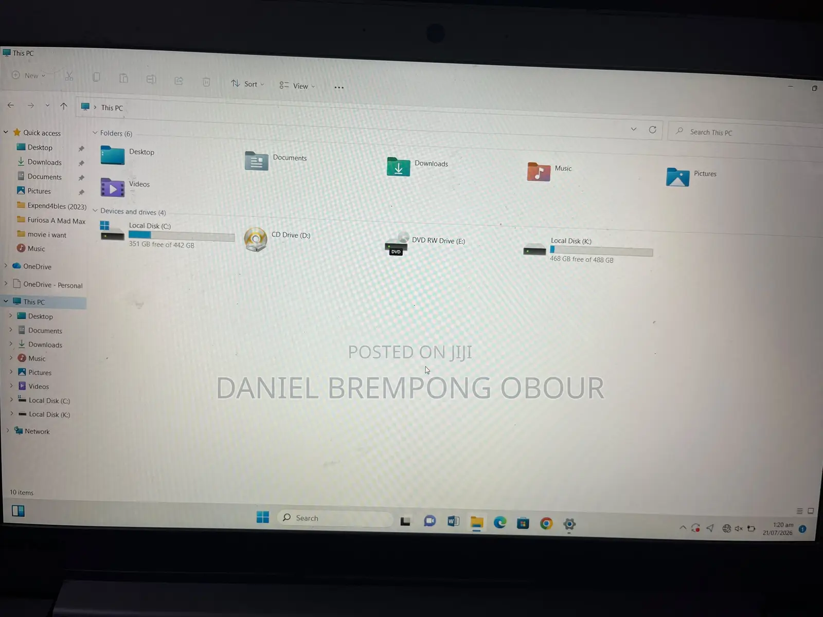 Laptop Lenovo Ideapad 3 8GB Intel Core i5 HDD 1T