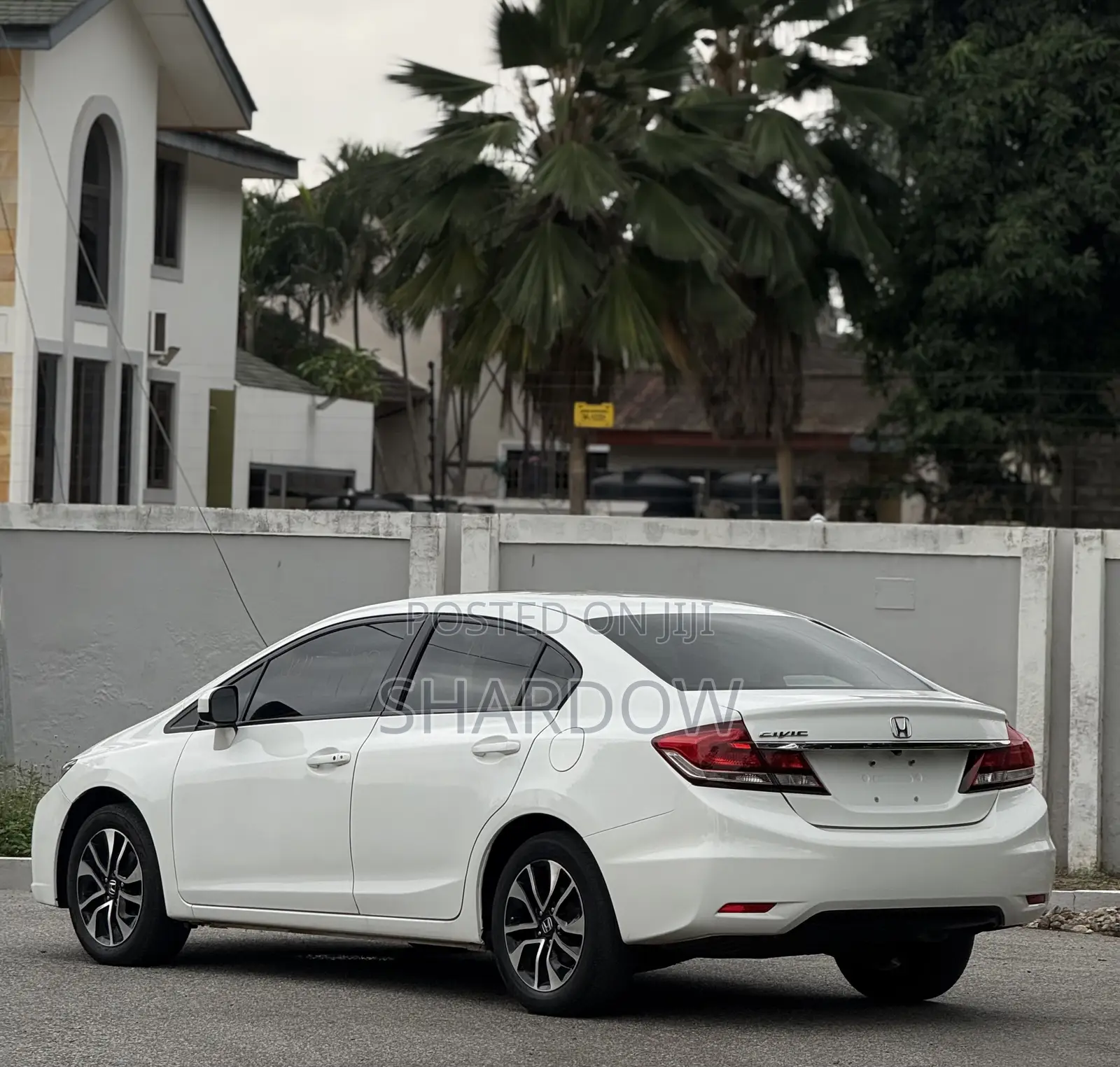 Honda Civic EX 4dr Sedan (1.8L 4cyl CVT) 2015 White