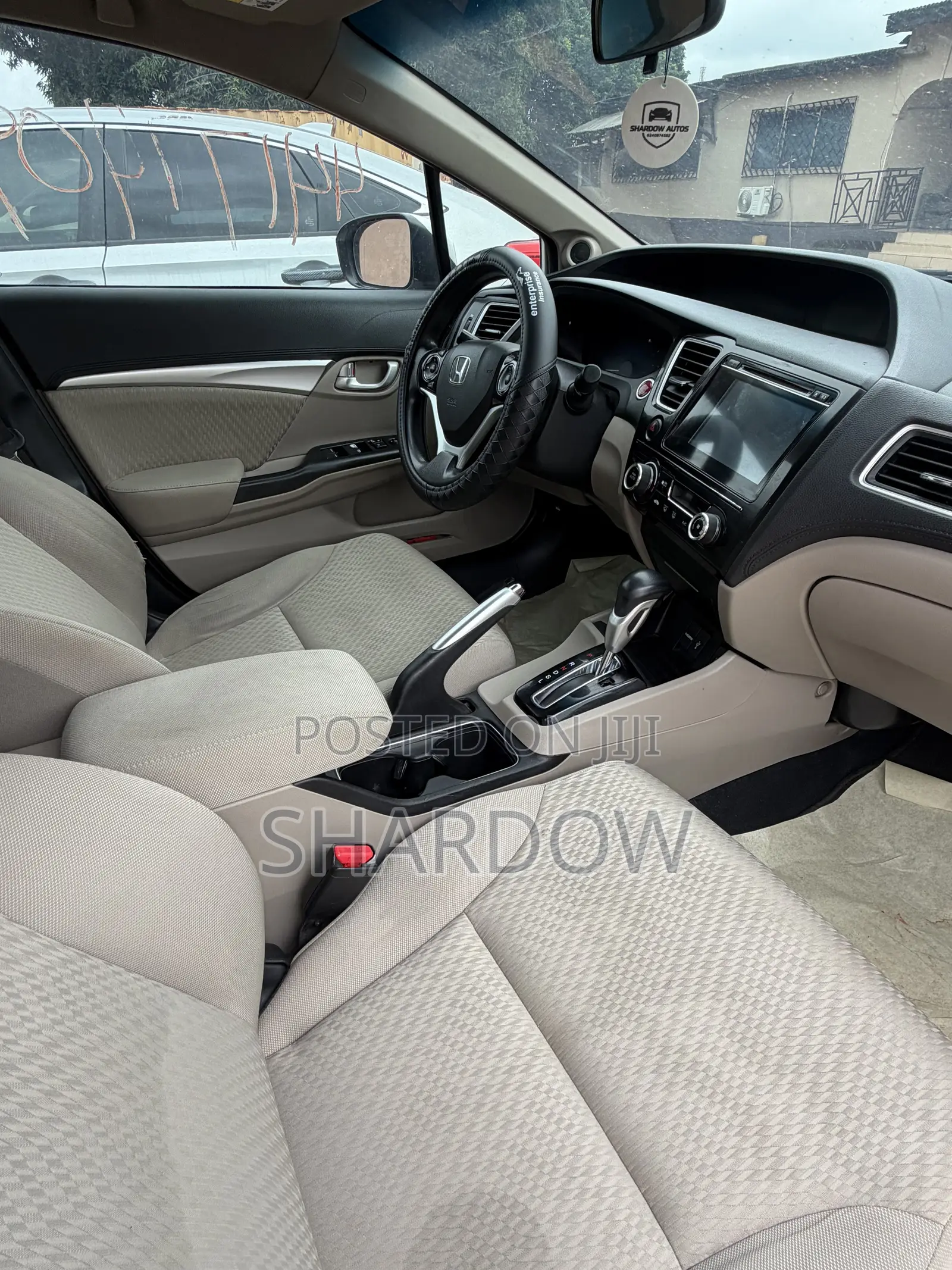 Honda Civic EX 4dr Sedan (1.8L 4cyl CVT) 2015 White