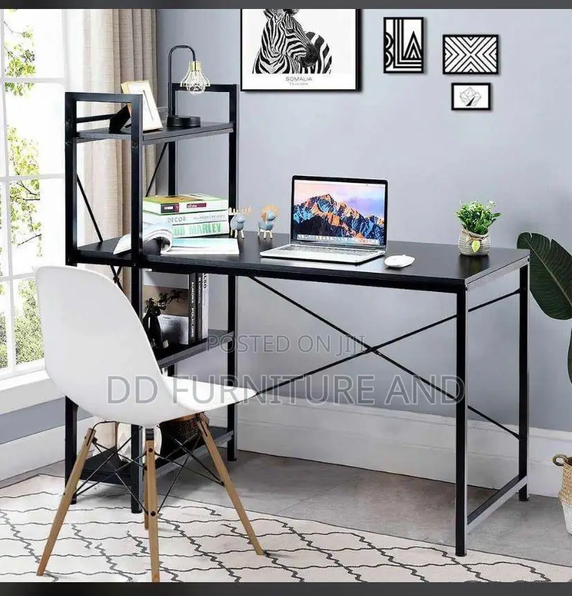4 Tier Storage Shelve Computer Desk / Study Table