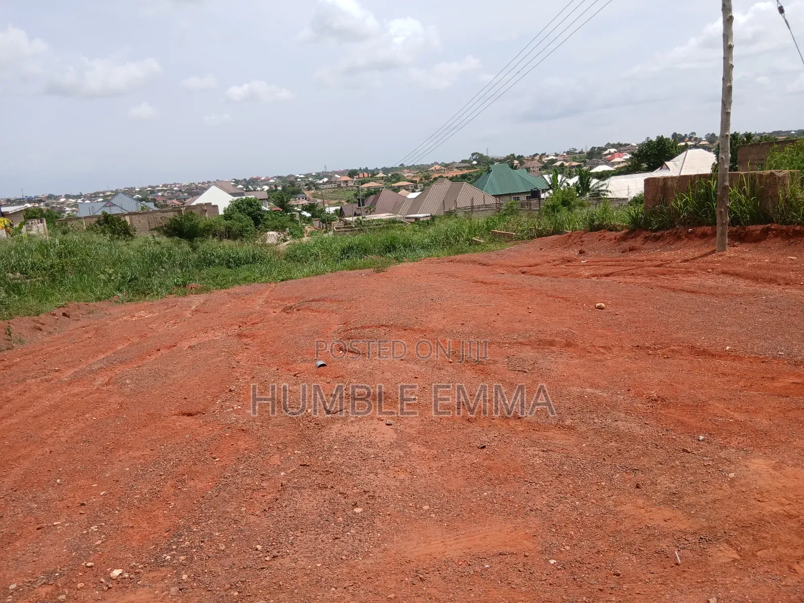 Half Plot for Sale Just at the Road Side at Ampabame