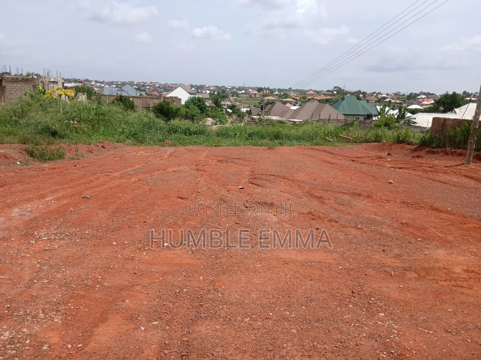 Half Plot for Sale Just at the Road Side at Ampabame