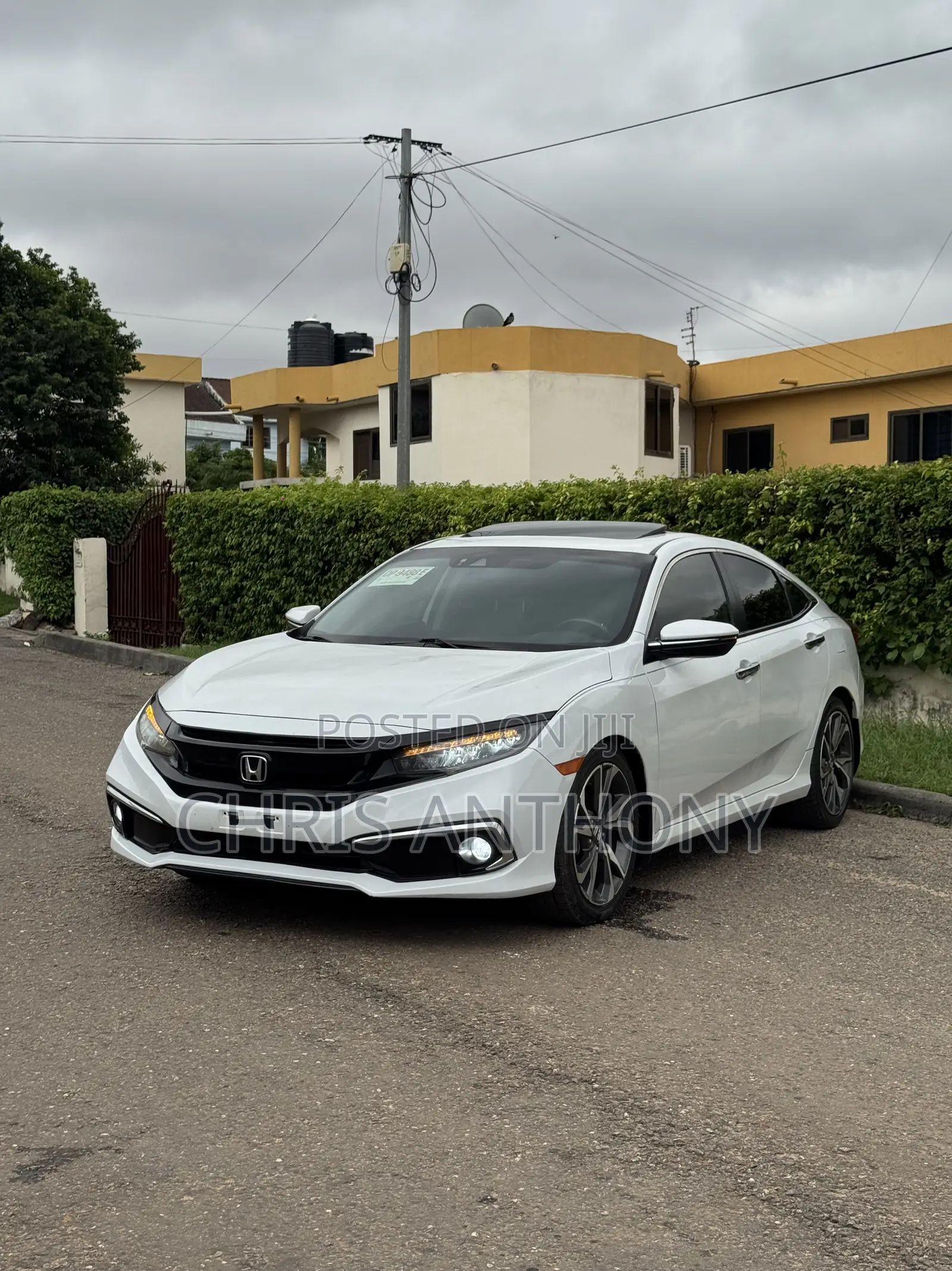 Honda Civic Touring Sedan 2019 White