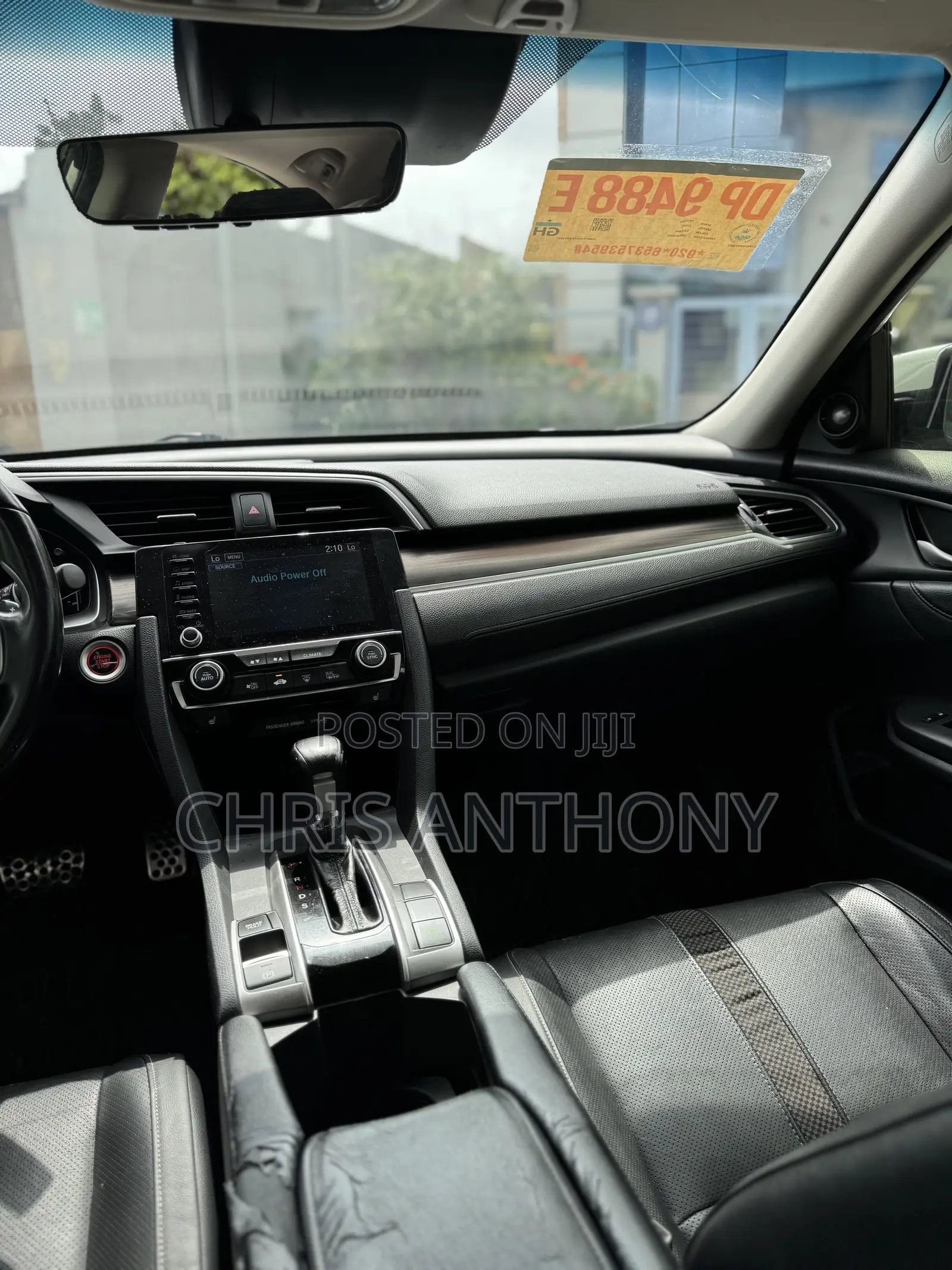 Honda Civic Touring Sedan 2019 White