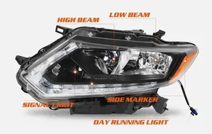Nissan Rogue 2014-2016 Led Headlight