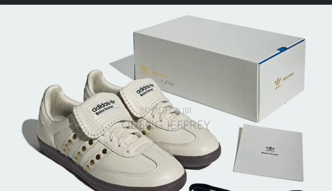 Original Adidas Walles Boner Samba Cream White