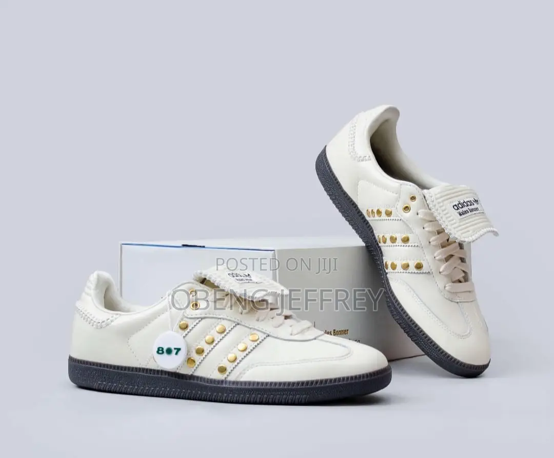 Original Adidas Walles Boner Samba Cream White