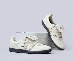 Original Adidas Walles Boner Samba Cream White
