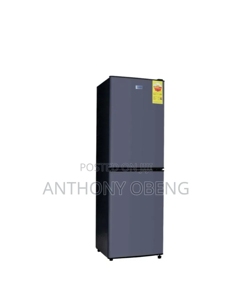 Nasco NASD2-20FL Double Door Fridge Bottom Freeer - 158 Litre Silver