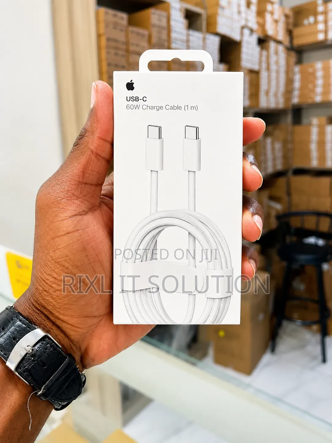Apple USB-C to USB-C Fast Charging Cable for iPhone 15–17 Pro Max
