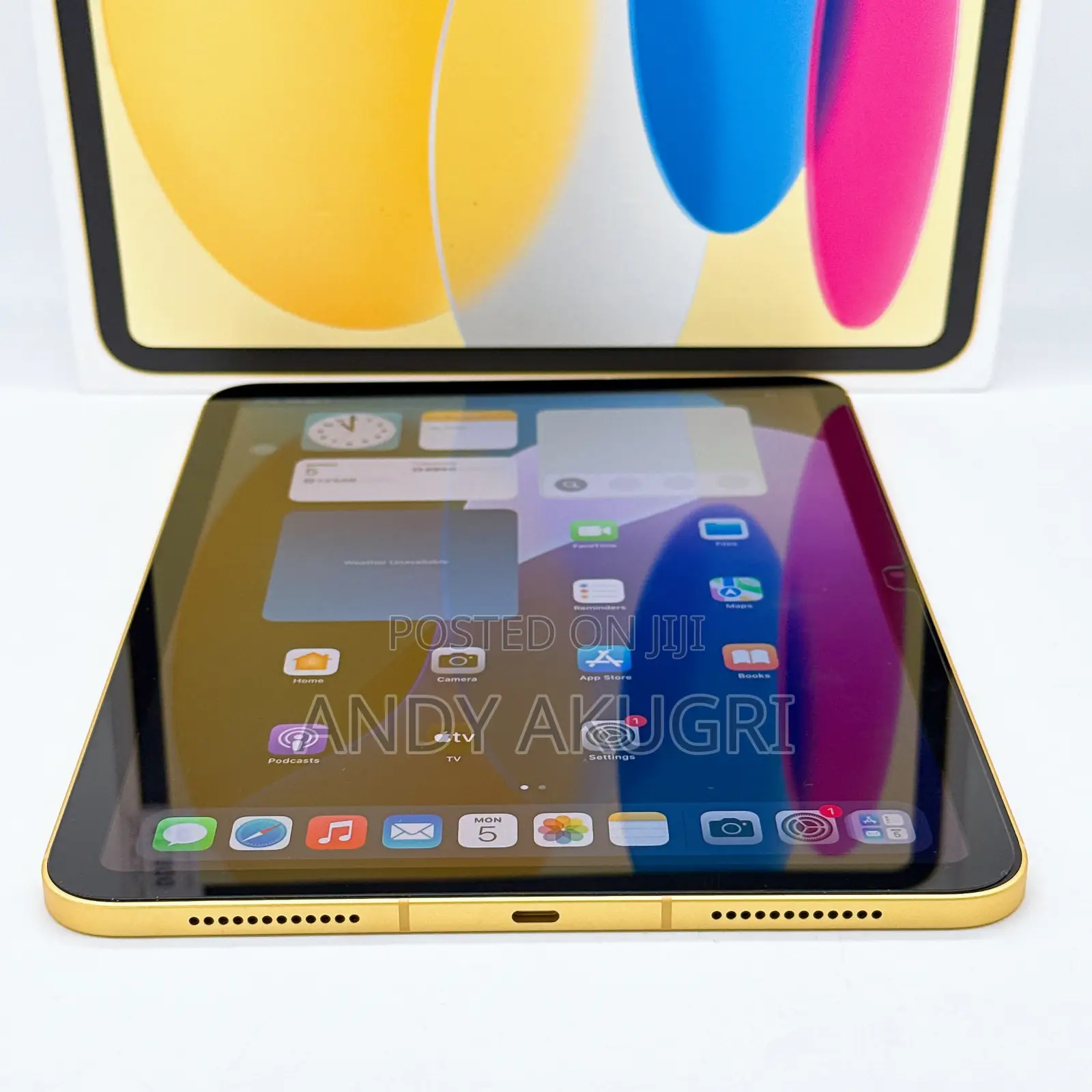 New Apple iPad Air 128 GB Yellow