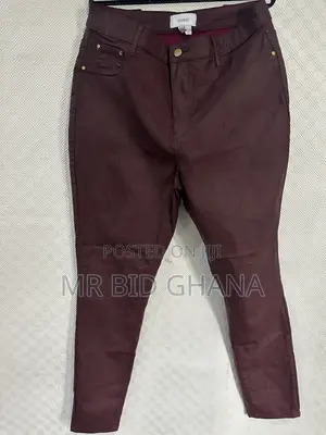 Coast Women’s Burgundy Coated Skinny Jeans – UK 14