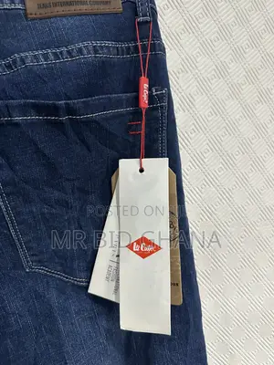Lee Cooper Men’s Dark Blue Stretch Jeans – Size 36, New With Tags