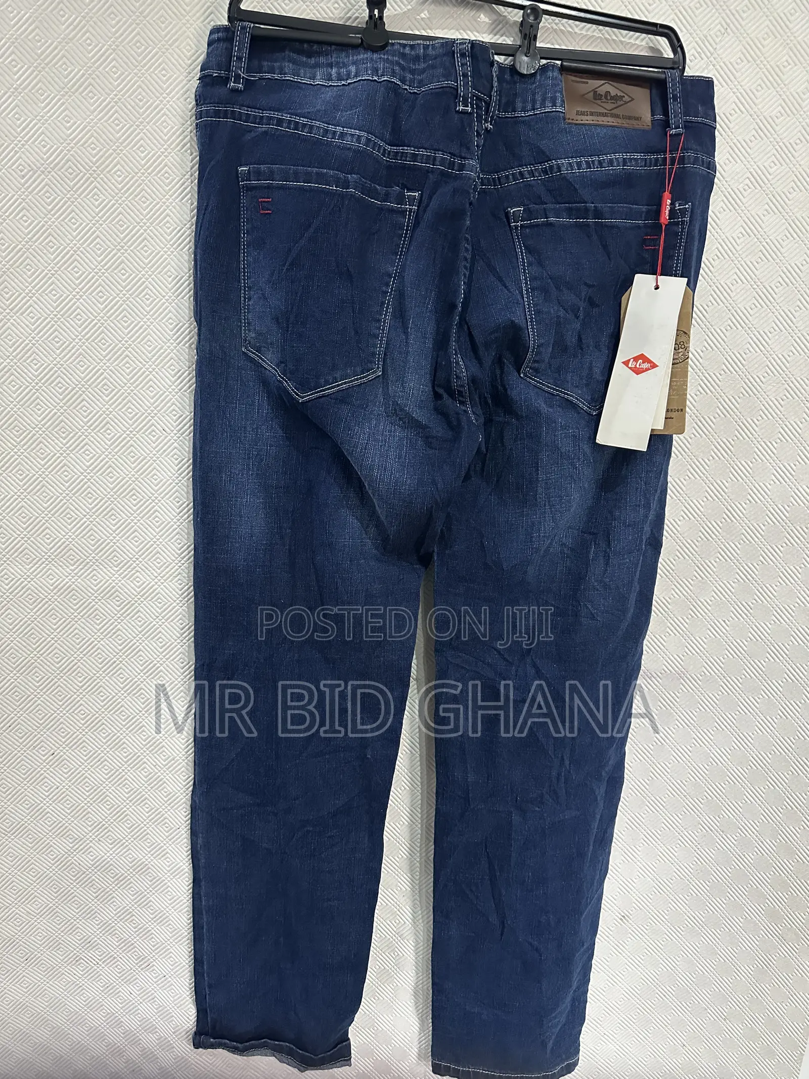 Lee Cooper Men’s Dark Blue Stretch Jeans – Size 36, New With Tags