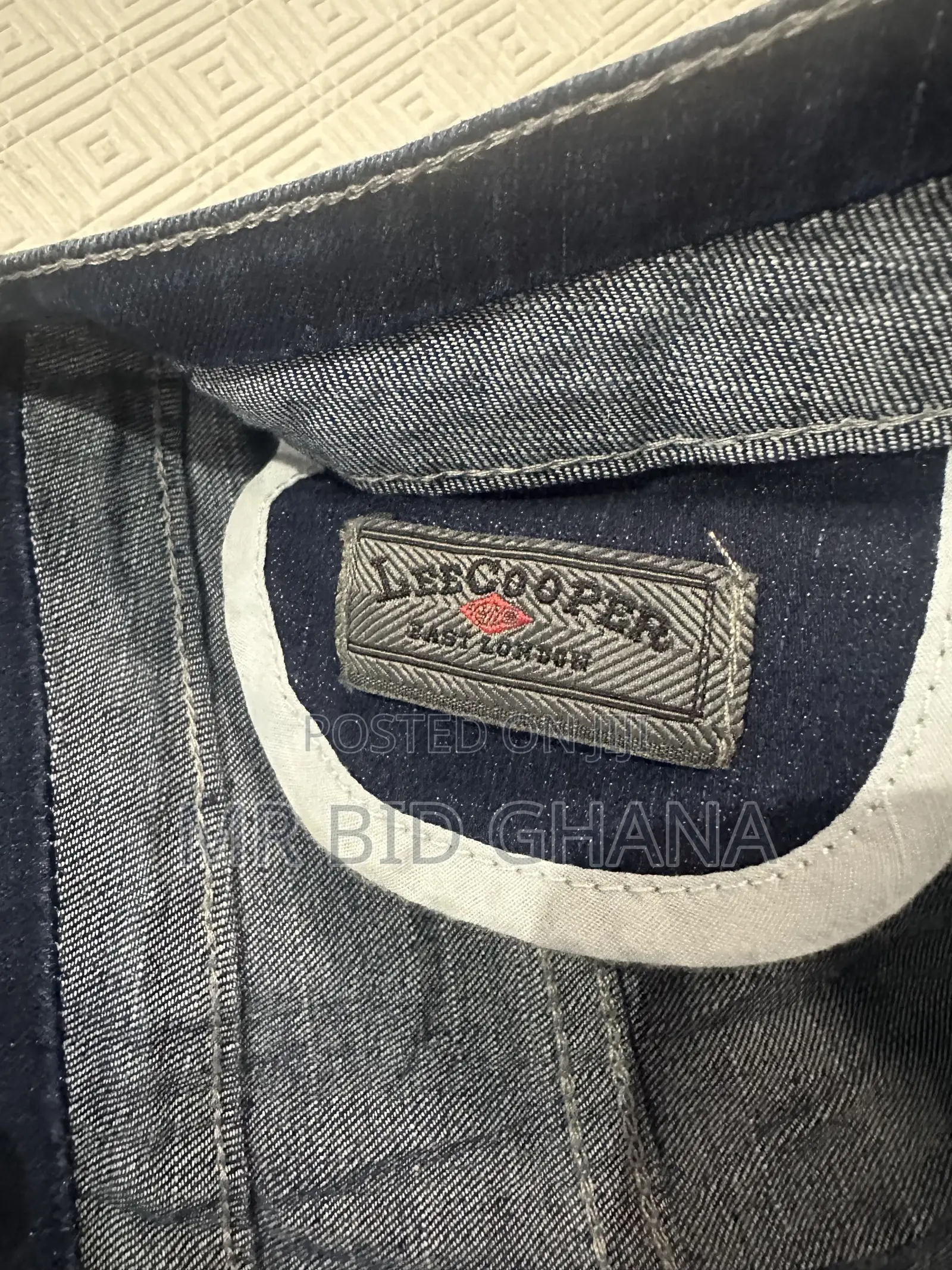 Lee Cooper Men’s Dark Blue Stretch Jeans – Size 36, New With Tags