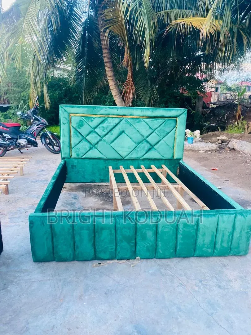 Light Green Queen Size Bed Frame