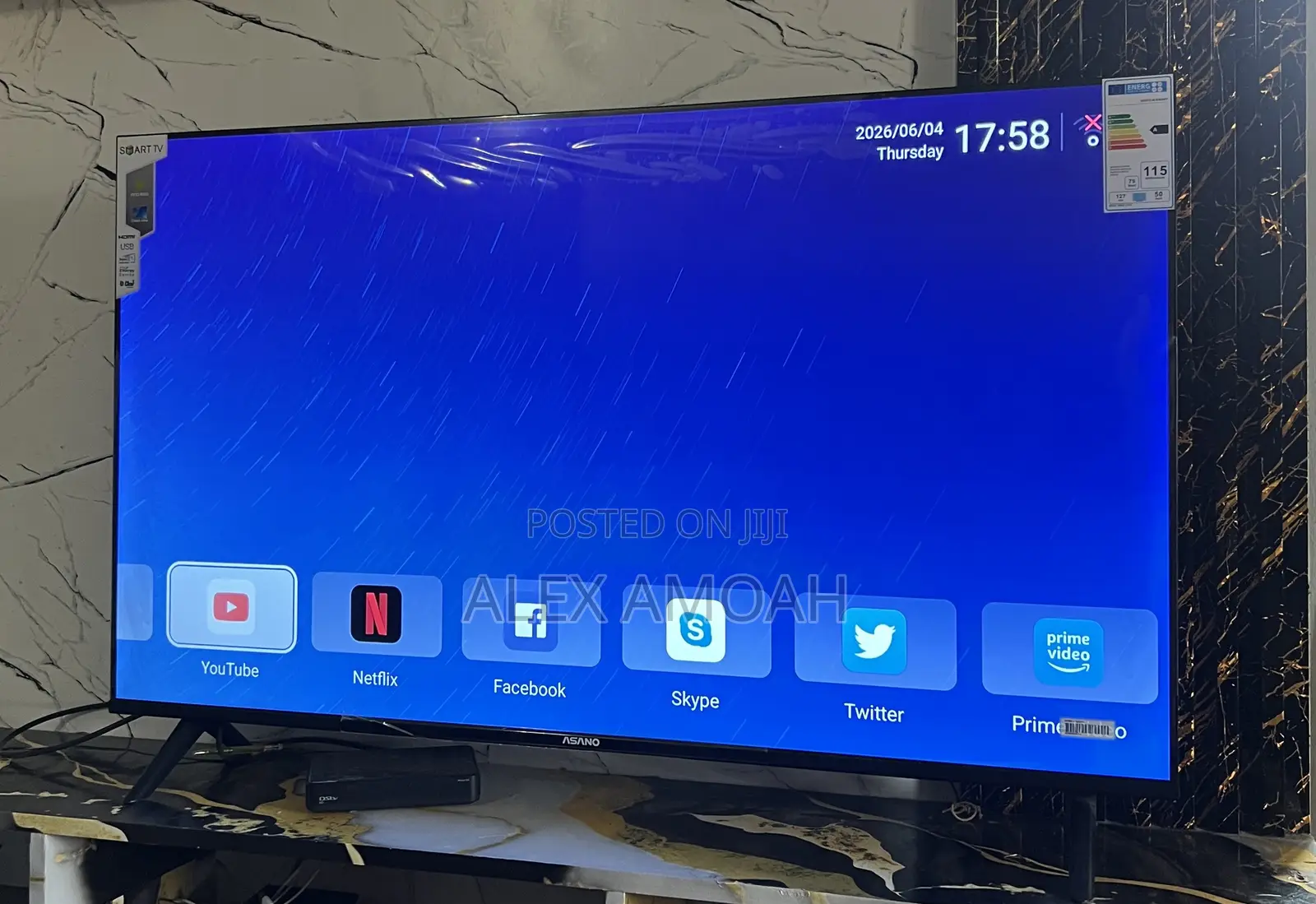 Asano 50” Smart Android LED TV