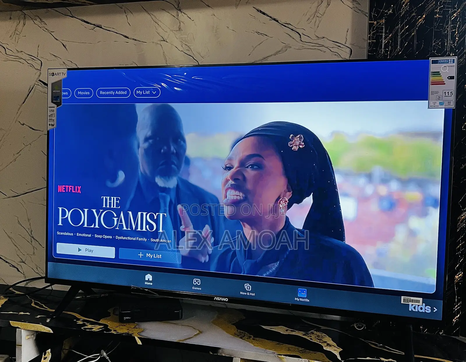 Asano 50” Smart Android LED TV