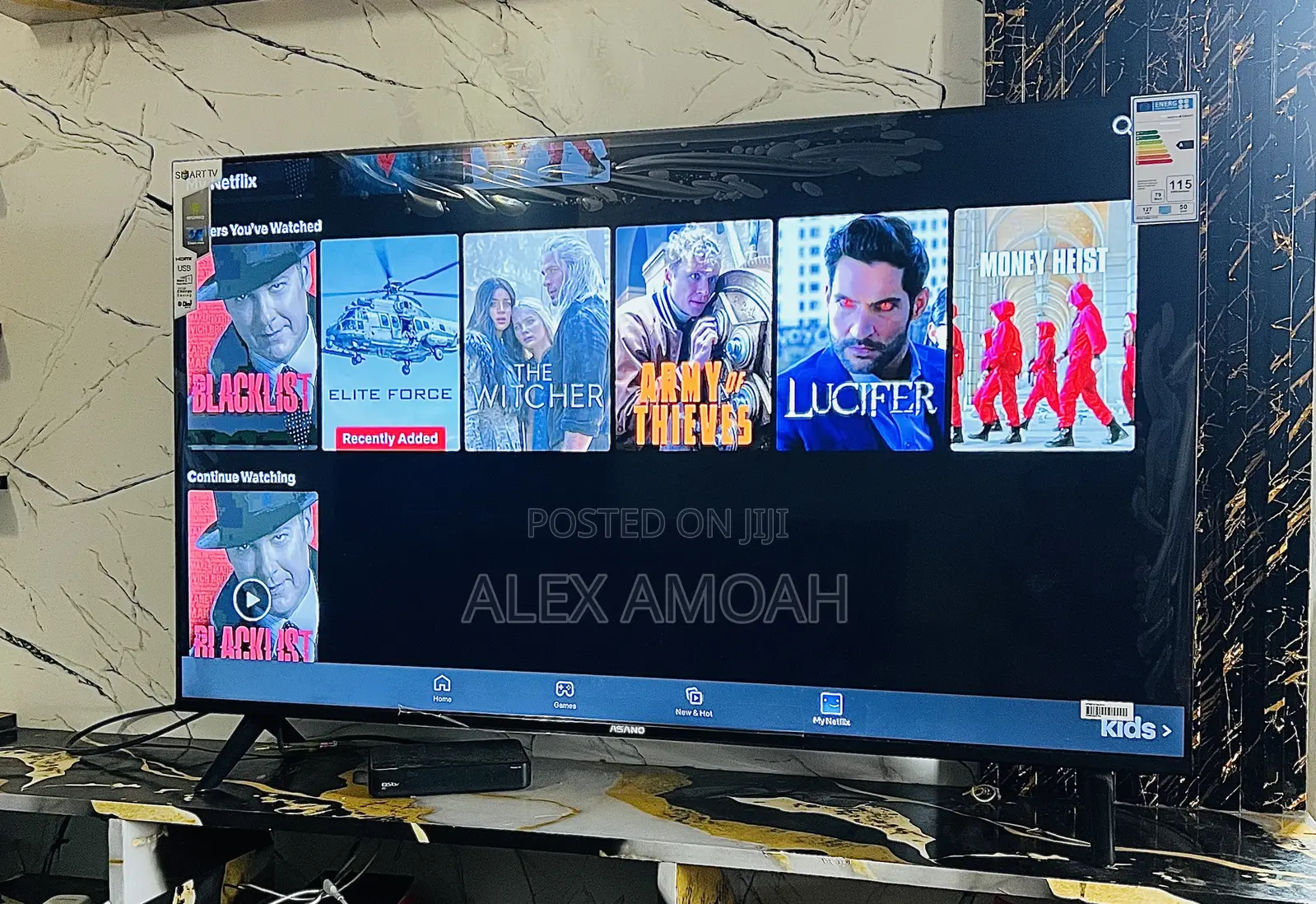 Asano 50” Smart Android LED TV