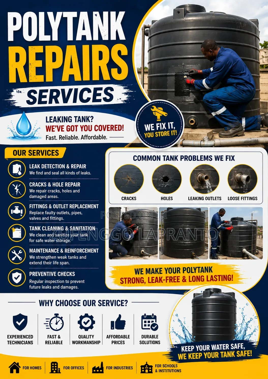 Polytank Repairs Services