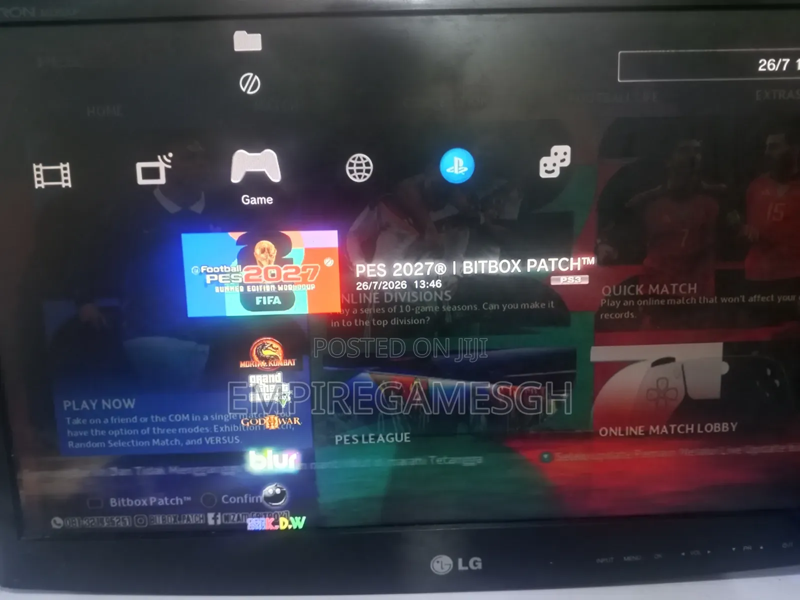 Pes 2027/Fc 26 for Ps3