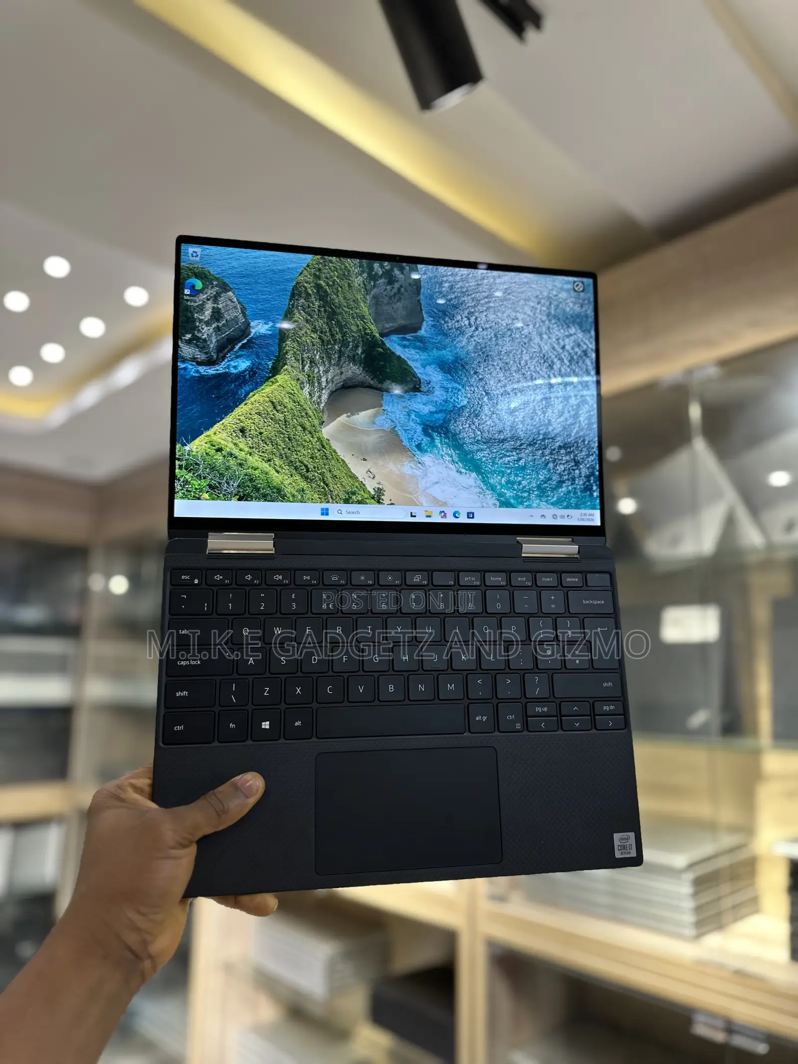 Laptop Dell XPS 13 7390 2-in-1 16GB Intel Core i7 SSD 512GB