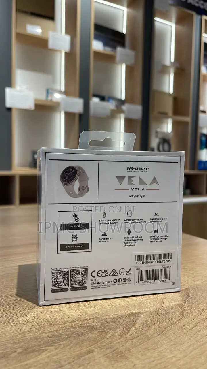 HiFuture Vela Smart Watch- Sliver