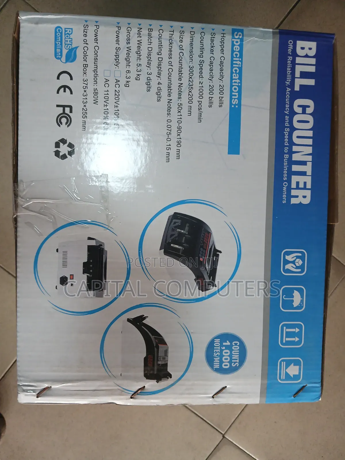 AL-Bill or Money Counting Machine