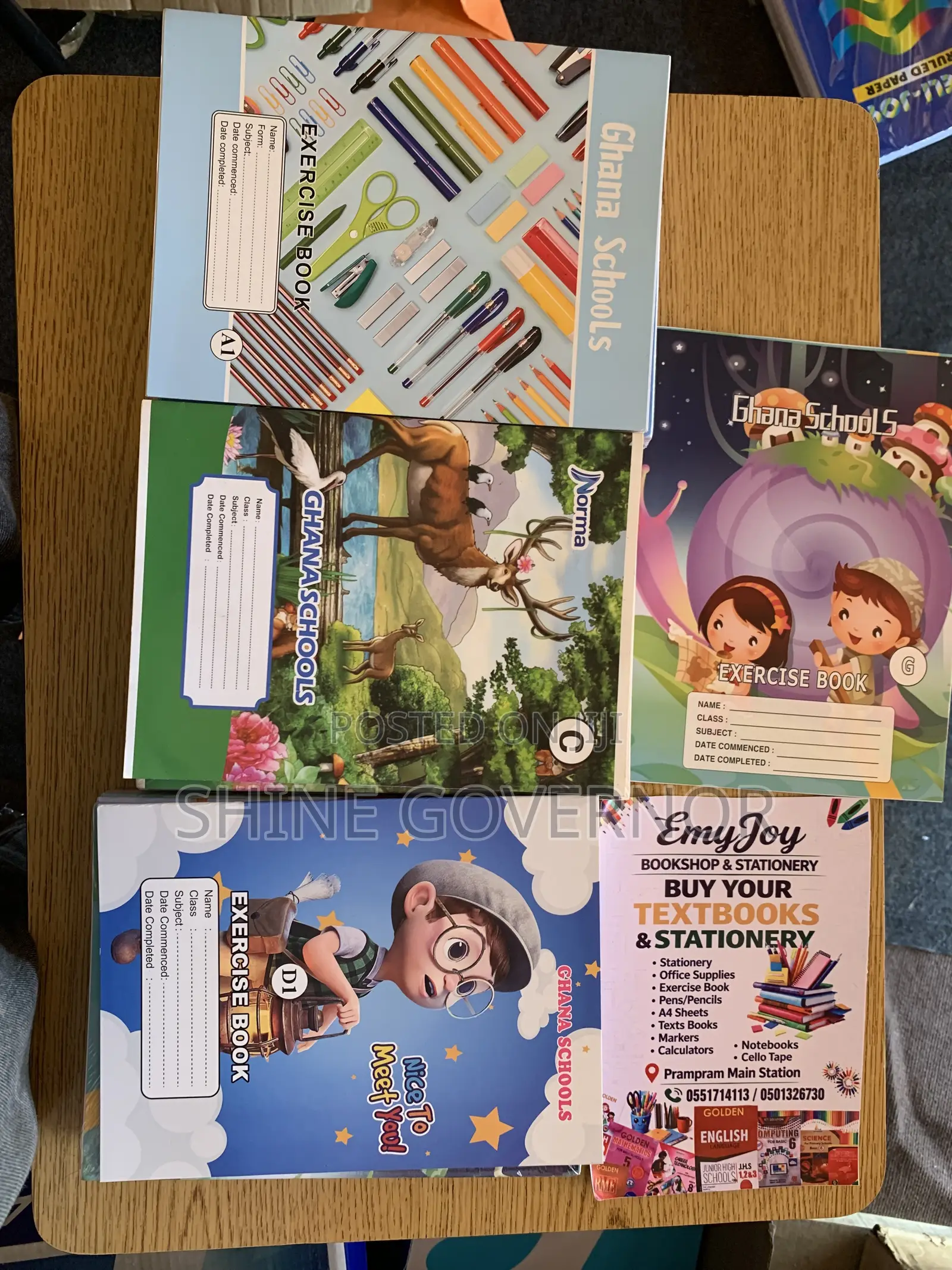 Exercise Book A1, A2, D1, D2, G, C Note 1 Size