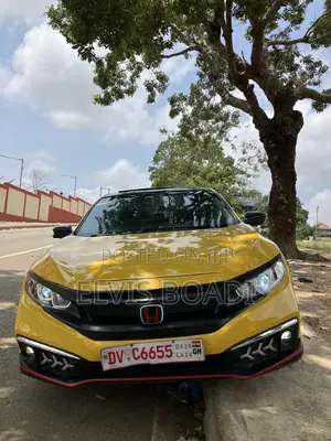 Honda Civic EX Sedan 2018 Yellow