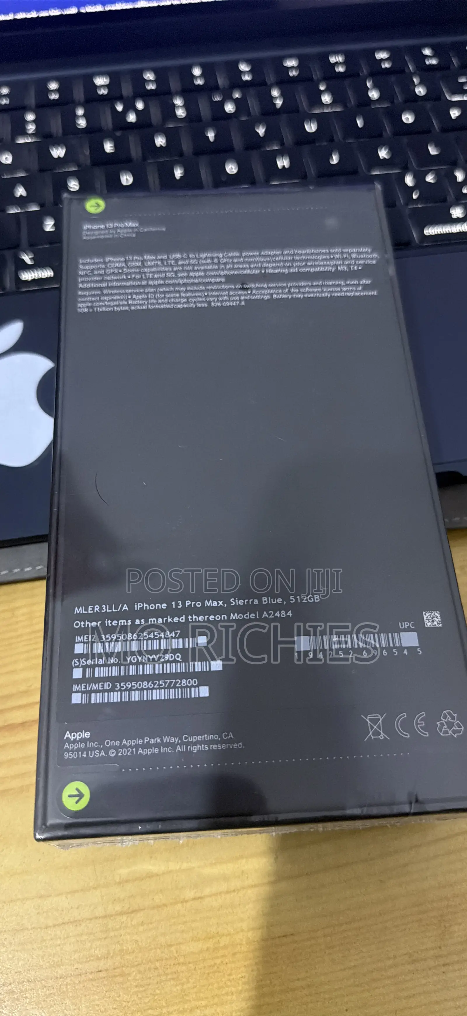 New Apple iPhone 13 Pro Max 512 GB Blue