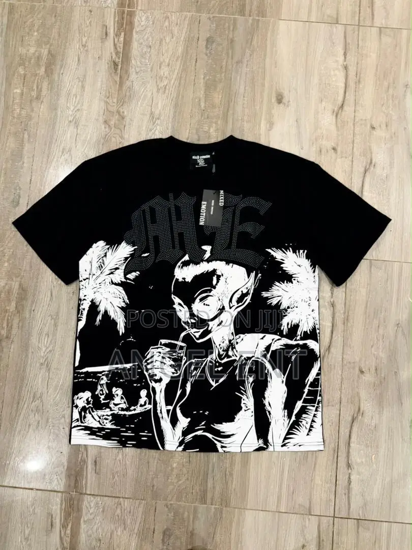 Casual Streetwear Graphic Tees Available (Location: Adum Kumasi)