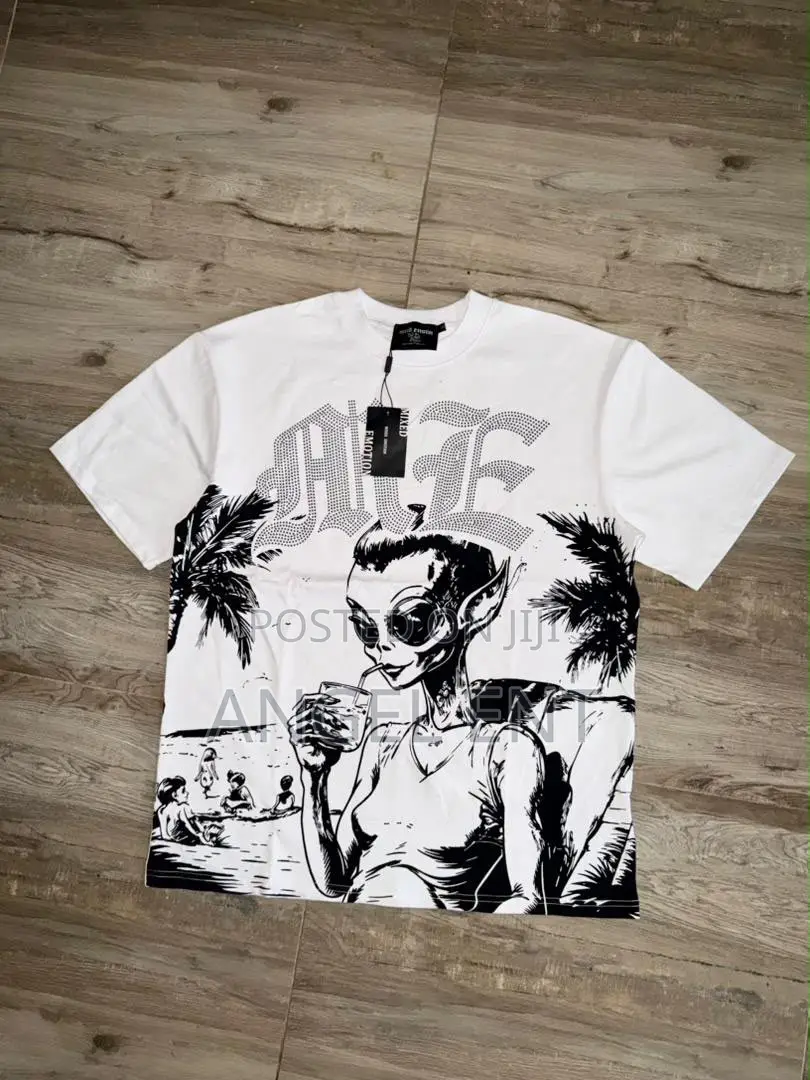 Casual Streetwear Graphic Tees Available (Location: Adum Kumasi)