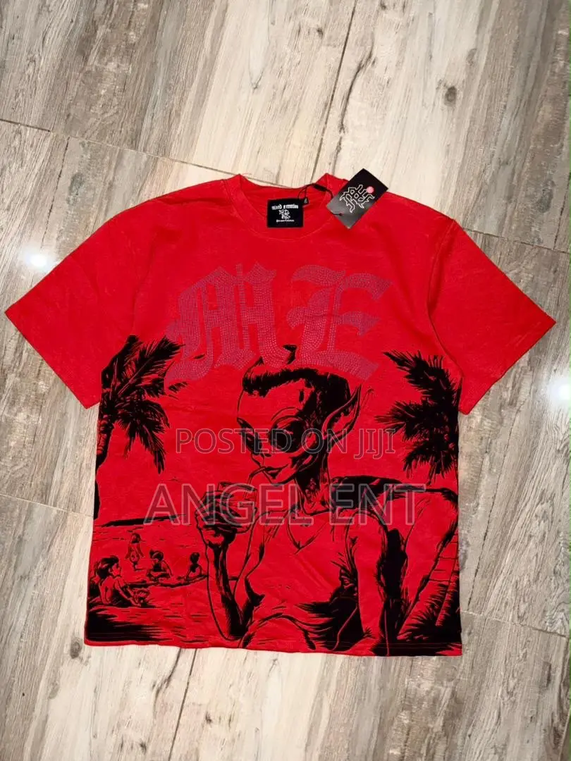 Casual Streetwear Graphic Tees Available (Location: Adum Kumasi)