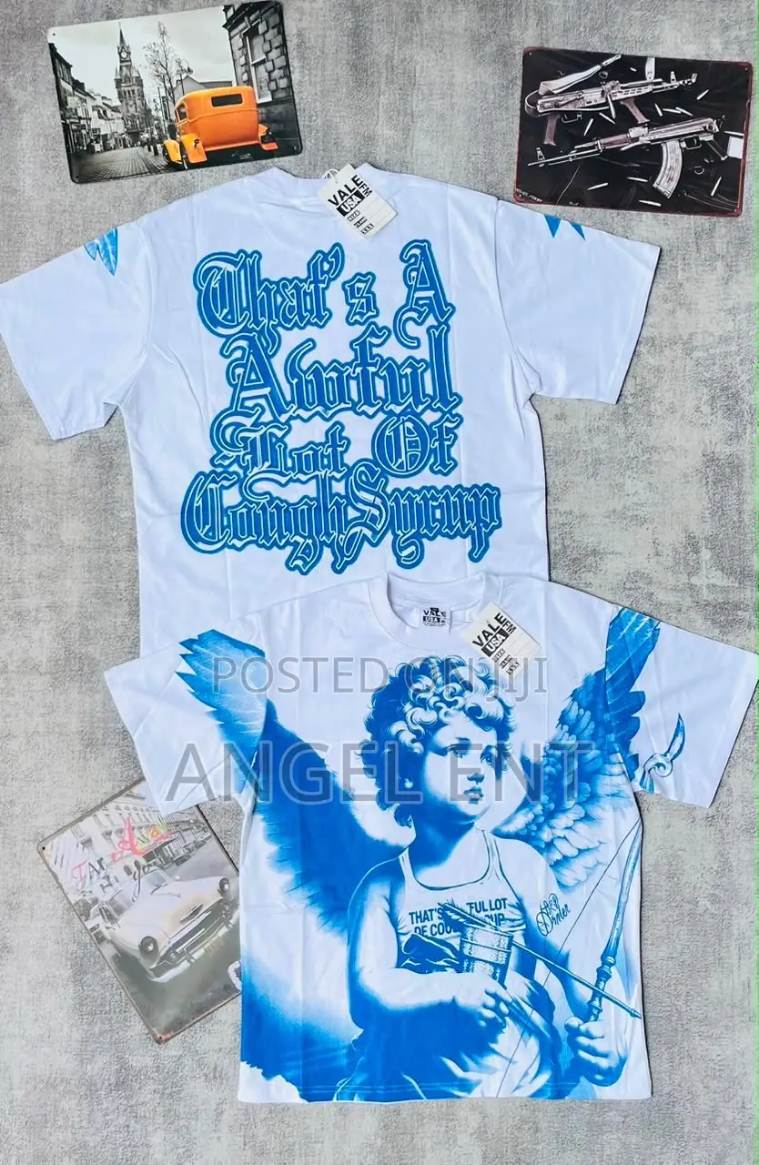 Casual Streetwear Graphic Tees Available (Location: Adum Kumasi)