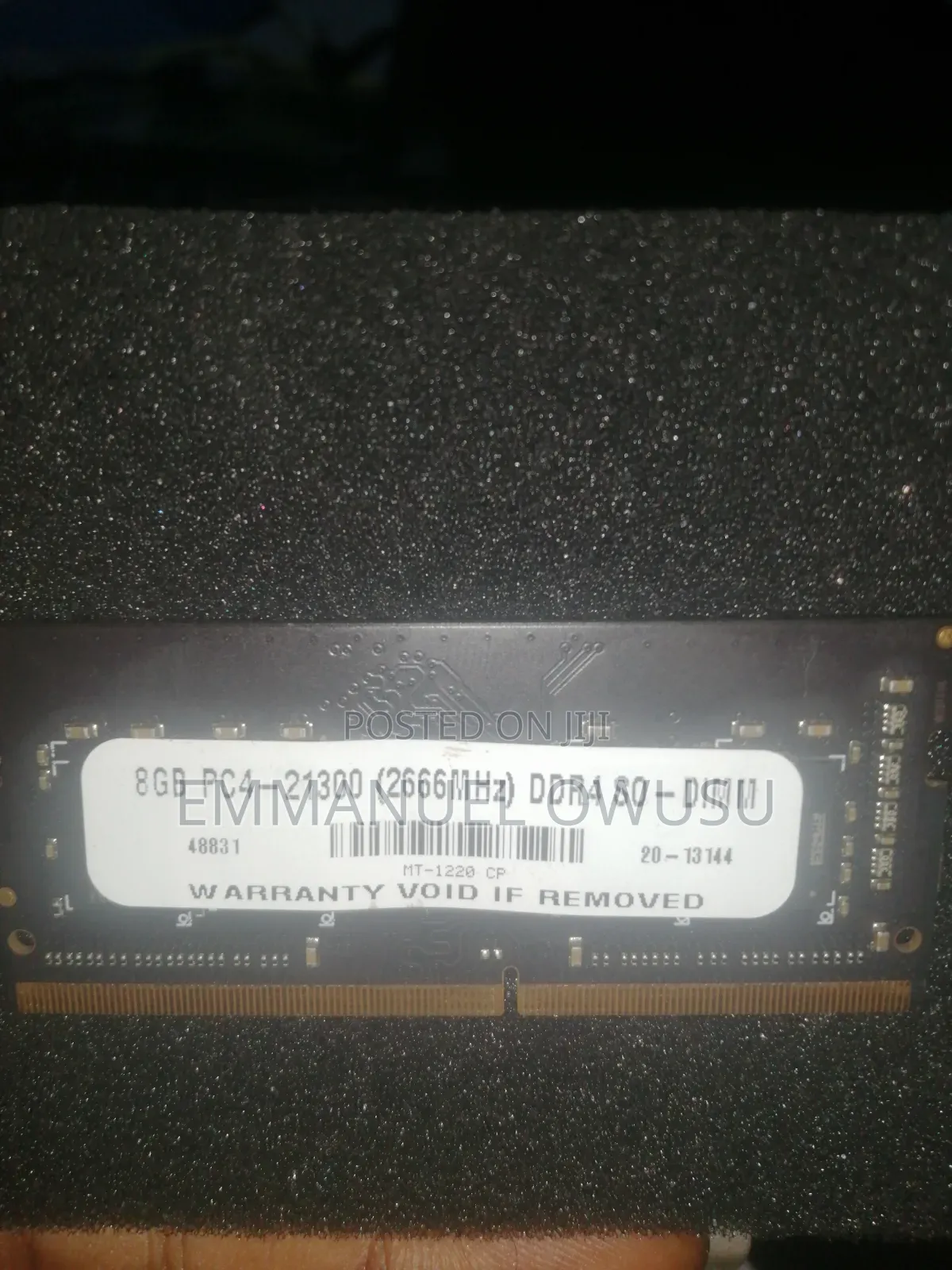 8gb Ddr4 Laptop Ram 2666mhz (So-Dimm)