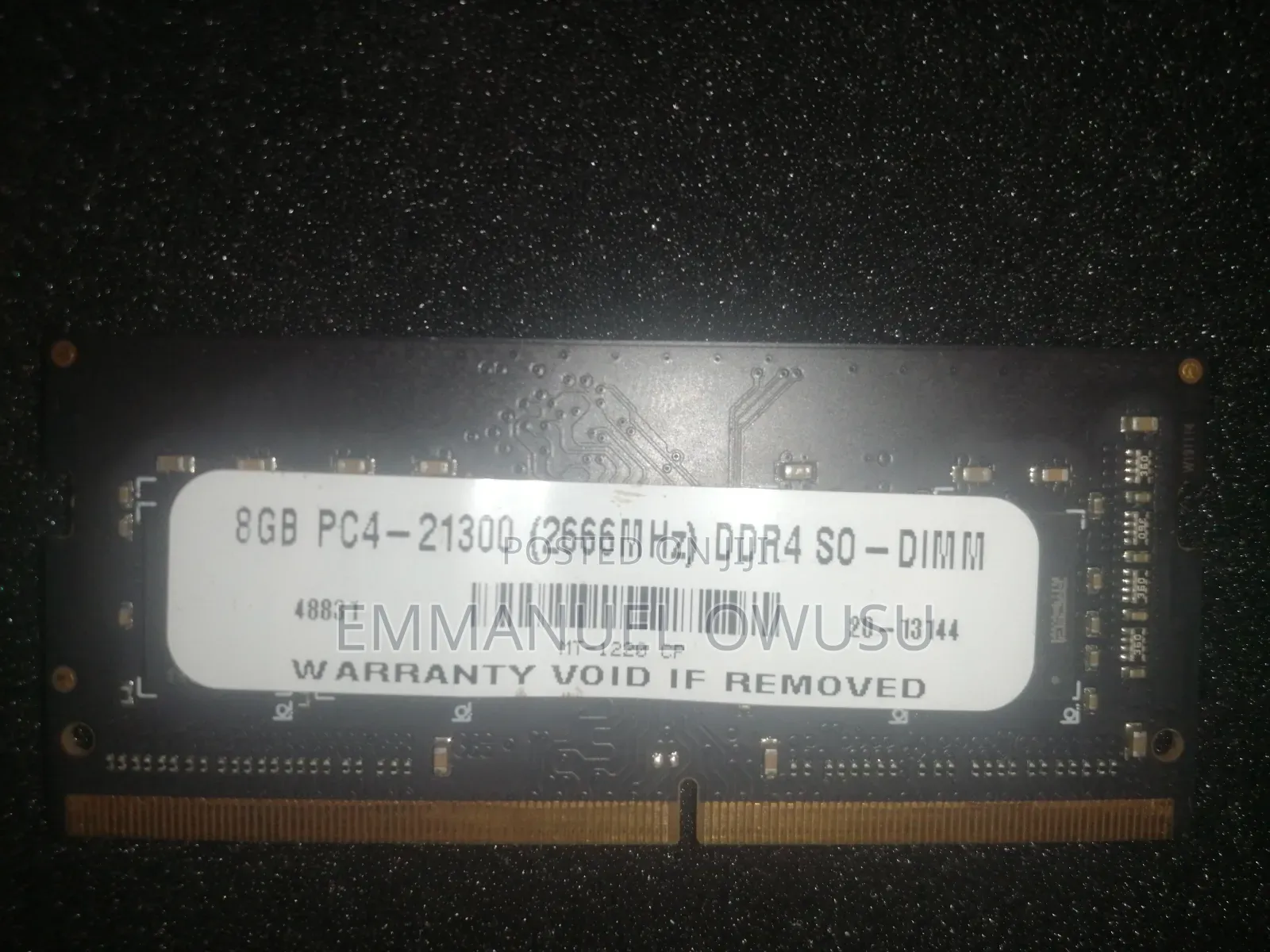 8gb Ddr4 Laptop Ram 2666mhz (So-Dimm)