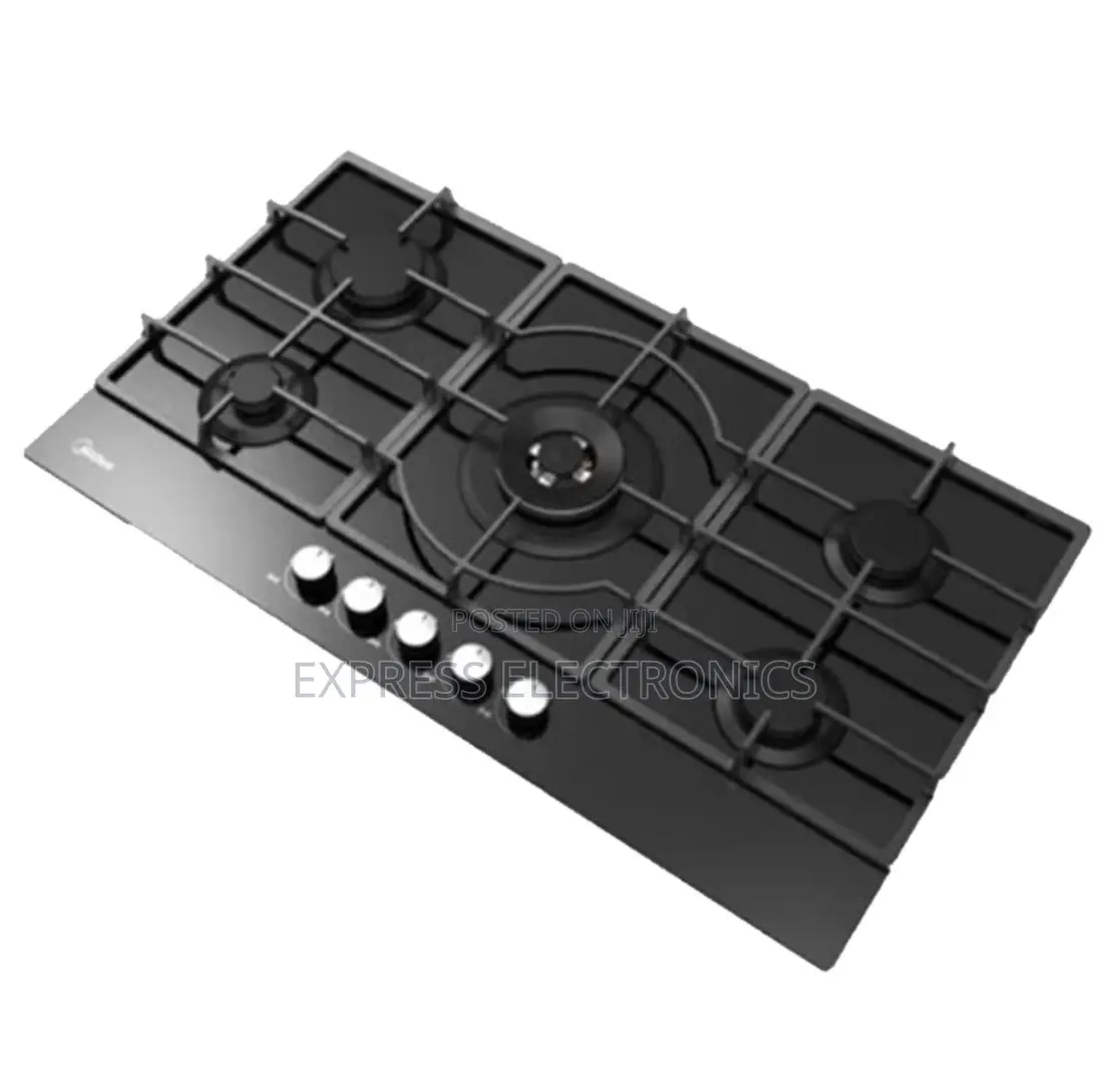 Built-in Gas Hob, 5 Burners, Black MG90GQ095AL1B-BS