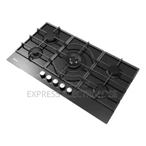 Available Now at Store Built-in Gas Hob, 5 Burners, Black MG90GQ095AL