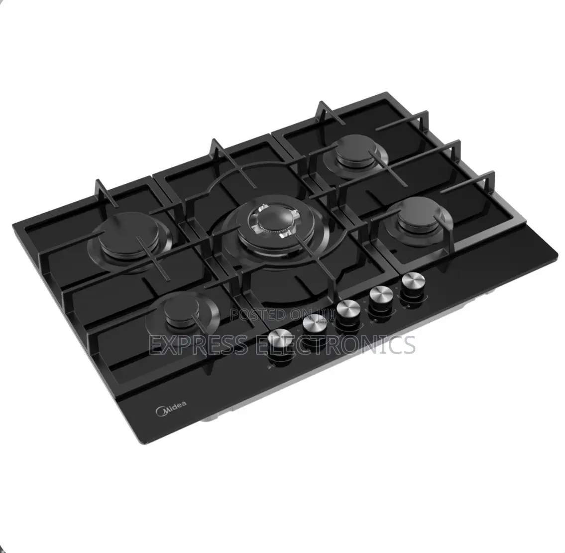 Ultra Modern Built-in Gas Hob, 5 Burners,Black MG90GQ095AL1B-BS Midea