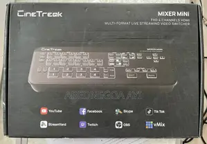 CineTreak Mixer Mini 4-Ch HDMI Live Streaming Video Swithcer Multiview