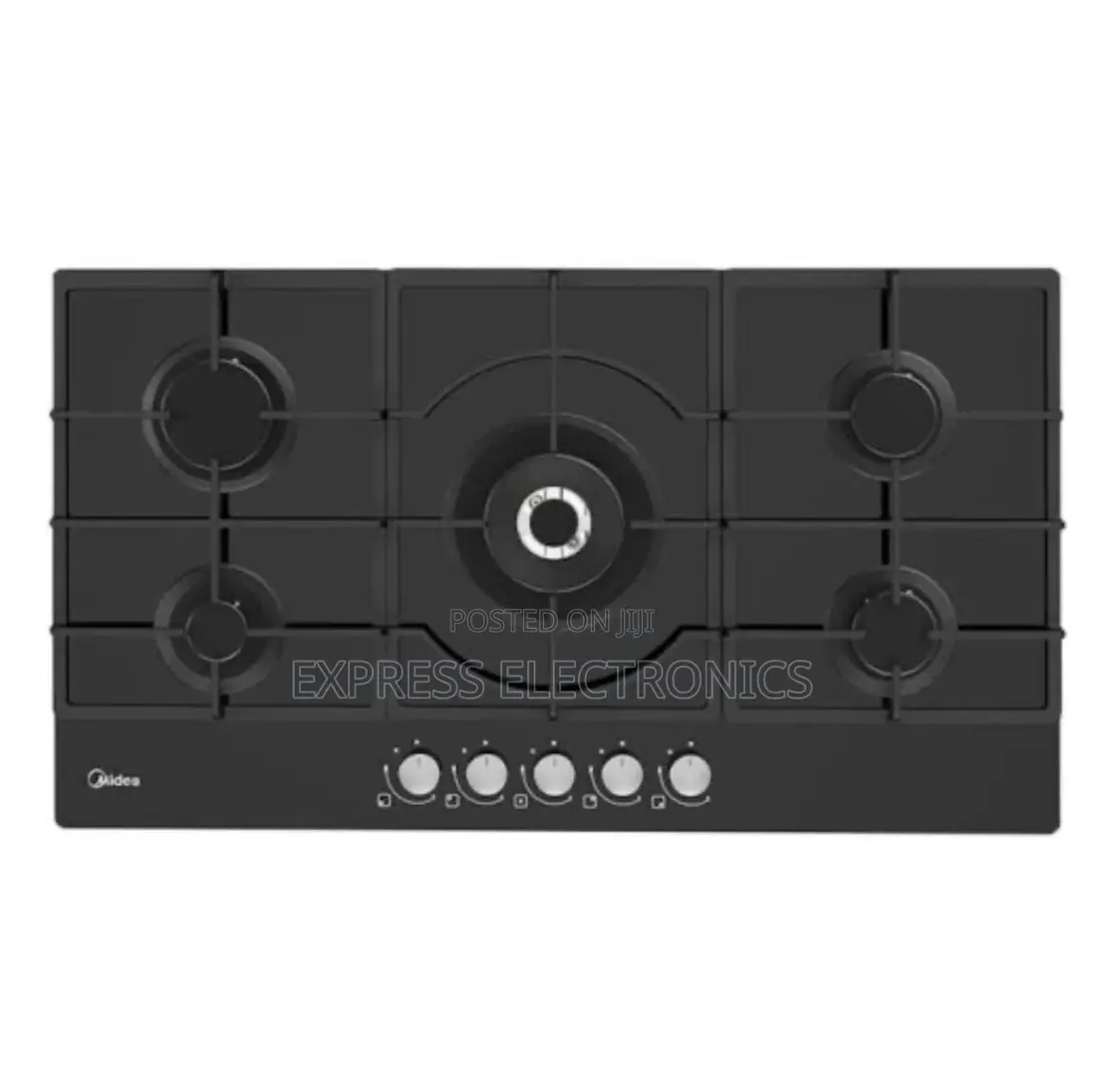 Shop the New Built-in Gas Hob, 5 Burners,Black MG90GQ095AL1B-BS Midea