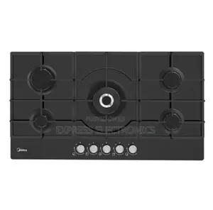 Shop the New Built-in Gas Hob, 5 Burners,Black MG90GQ095AL1B-BS Midea