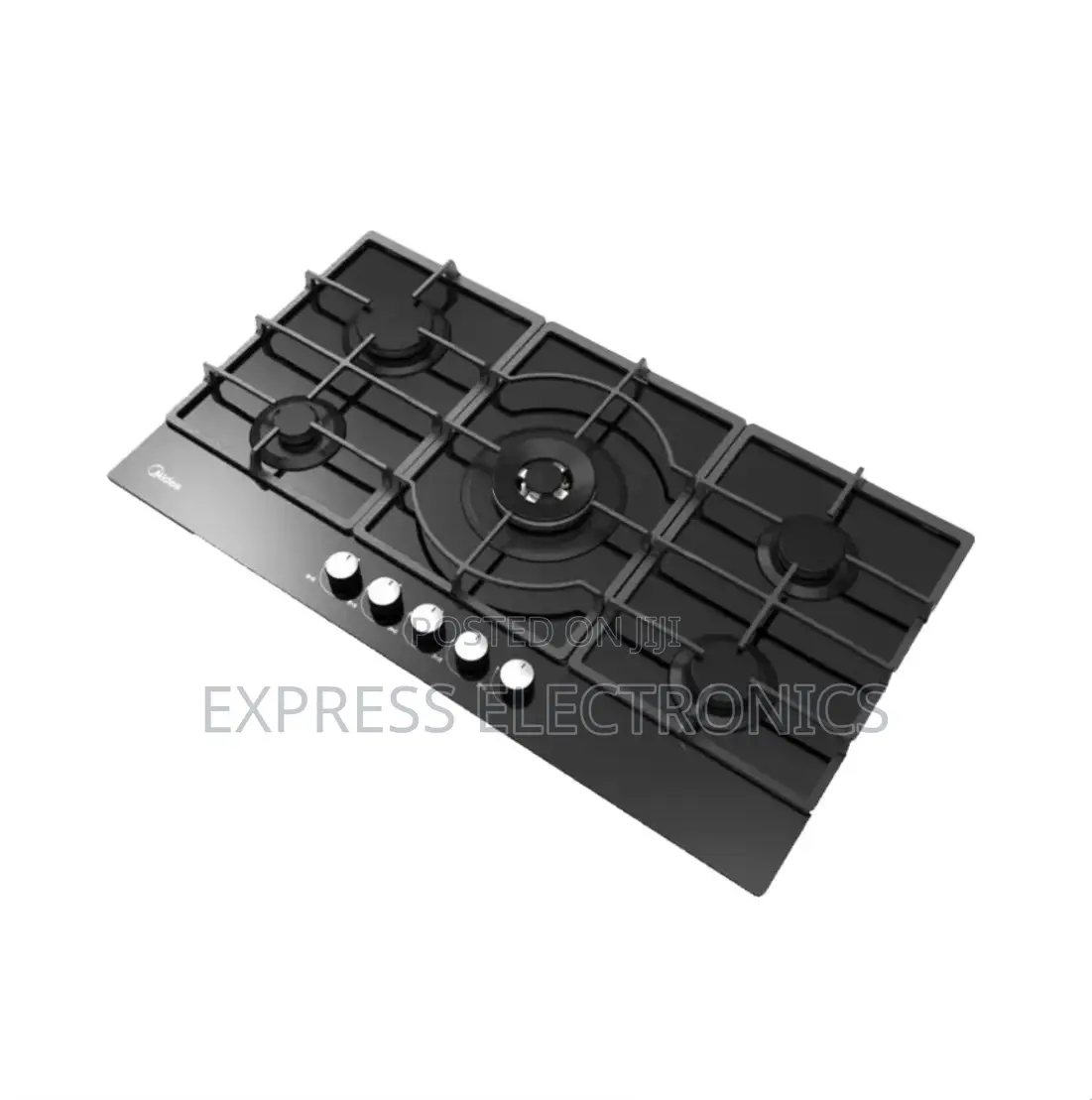 Limited Stock Built-in Gas Hob, 5 Burners, Black MG90GQ095AL1B Midea