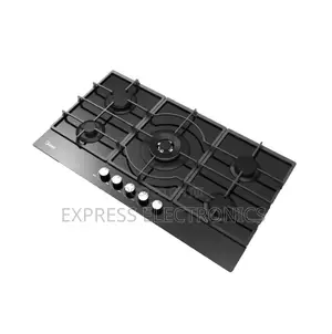 Limited Stock Built-in Gas Hob, 5 Burners, Black MG90GQ095AL1B Midea