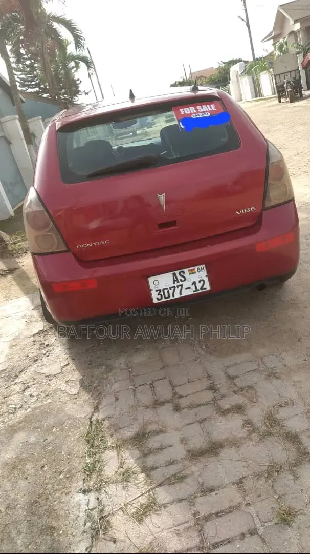 Pontiac Vibe 1.8L 2009 Red