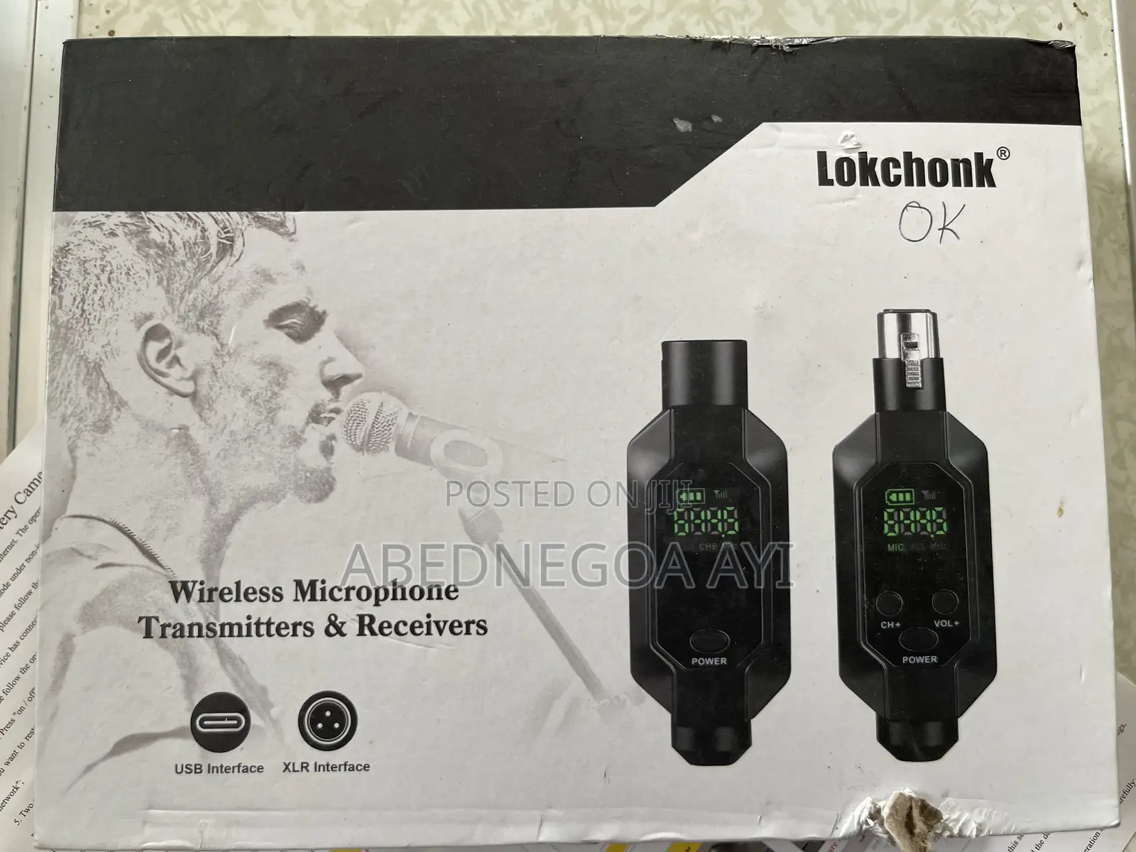 Wireless Microphone Transmitter and Receiver System