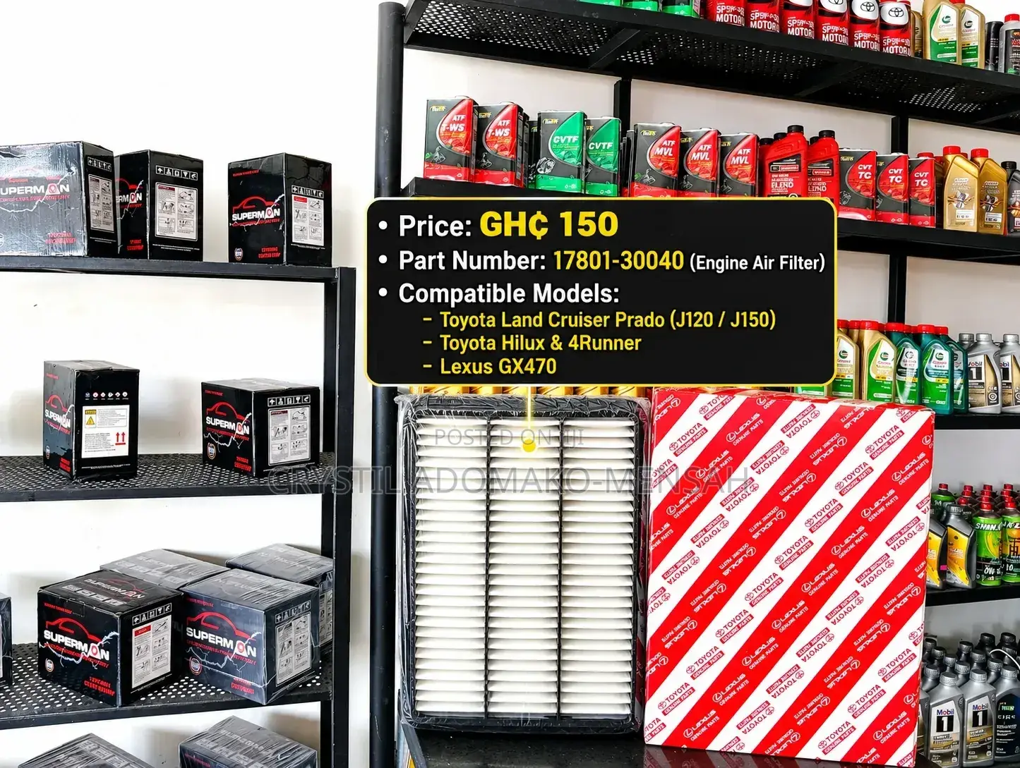 Toyota 17801-30040 Air Filter
