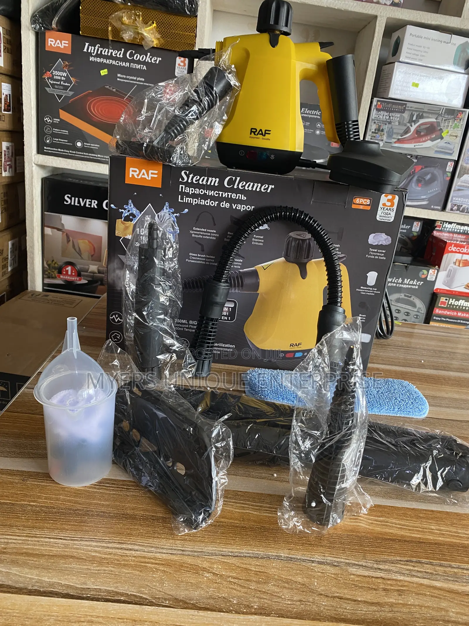 Portable High Pressure 6in1 Steam Cleaner (1000W)