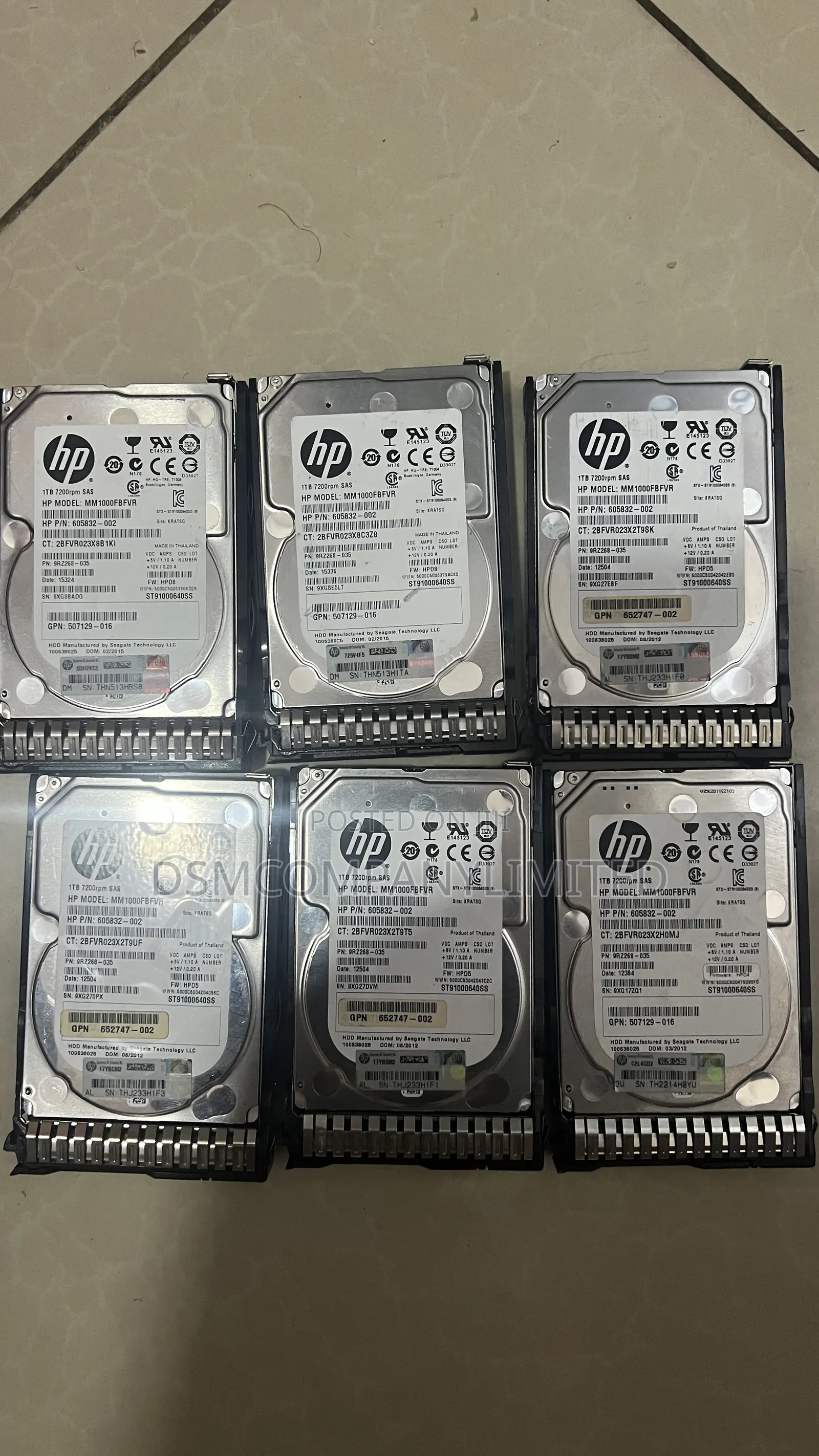 1tb HP 2.5 Sas Drive